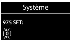 GIGASET C610A - Activation/désactivation de la touche messages - 3