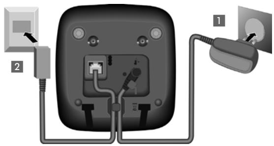 GIGASET C610A - Raccordement de la base - 1
