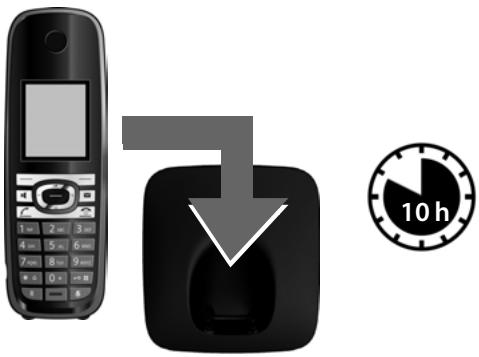 GIGASET C610A - Premier cycle de charge et décharge de la batterie - 1