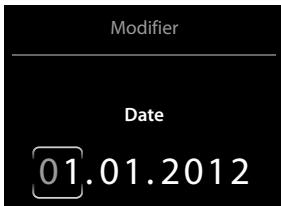 GIGASET S820 - Réglage de l'heure - 1