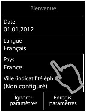 GIGASET S820 - Réglage de la date - 1