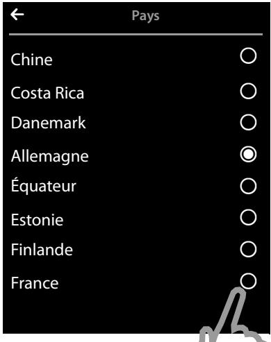 GIGASET SL910H - Réglage de la base et du combiné – Assistant de configuration - 9