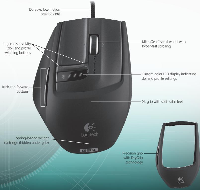 LOGITECH G9X - G9x Laser Mouse Features - 1