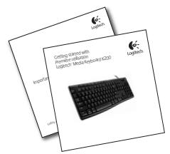 LOGITECH MEDIA KEYBOARD K200 - 5