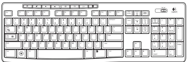 LOGITECH WIRELESS KEYBOARD K270 - Recursos - 2