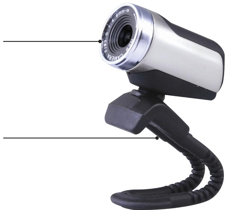 ESSENTIELB HD'CAM 720P - Description de la webcam - 1