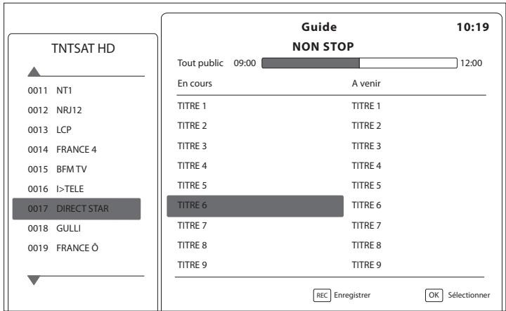 ESSENTIELB MAGICREADY BASE HD TNTSAT - Guide électronique des programmes - 1