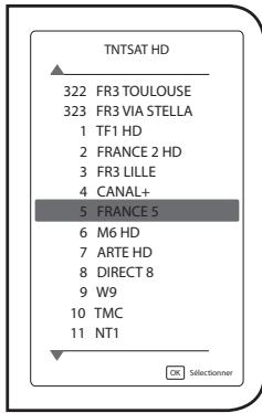 ESSENTIELB MAGICREADY NOMADE HD TNTSAT - Liste des chaînes - 1