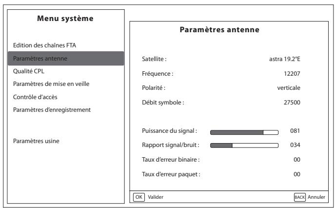 ESSENTIELB MAGICREADY NOMADE HD TNTSAT - Paramètres antenne - 1