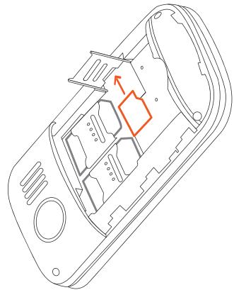 ESSENTIELB RED QUARTZ - Insérer et retirer la carte SIM - 2