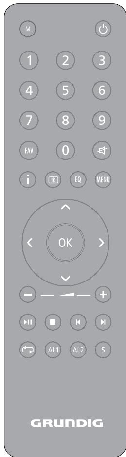 GRUNDIG COSMOPOLIT 3 MWEB - La télécommande - 2