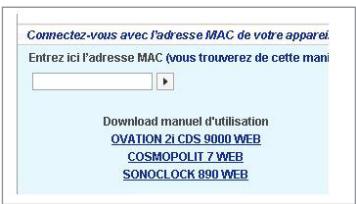 GRUNDIG COSMOPOLIT 3 MWEB - Enregistrement sur la page d'accueil GRUNDIG - 1