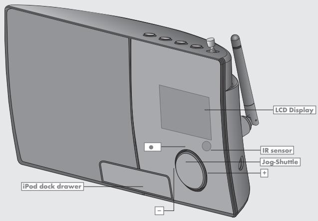 GRUNDIG COSMOPOLIT 3 MWEB - La partie avant de l'appareil - 1