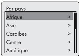 GRUNDIG COSMOPOLIT 3 MWEB - Recherche des chaînes radio internet dans la catégorie «Lieu« - 1