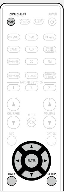 DENON AVR-2313 - Fonctionnement du menu - 1