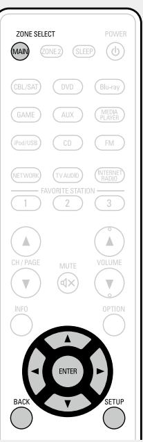DENON AVR-2313 - Fonctionnement du menu - 1