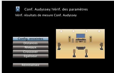 DENON AVR-2313 - Utilisez pour selectionner "Vérif. des paramètres", puis appuyez sur ENTER. - 3