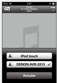 DENON AVR-3313 - Jouer directement de la musique d'iPhone, iPod touch, ou iPad - 2