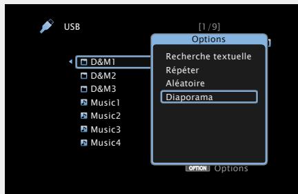 DENON AVR-3313 - Lecture d'images fixes dans l'ordre (Diaporama) - 3