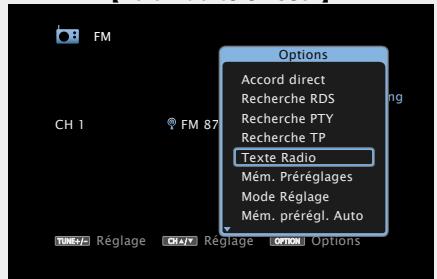 DENON AVR-3313 - Texte Radio - 1