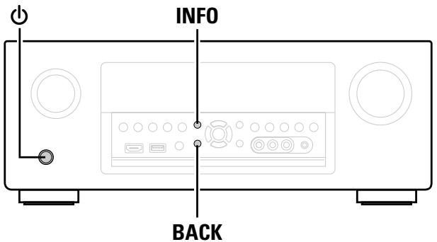 DENON AVR-3313 - Réinitialisation du microprocesseur - 1