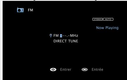 DENON AVR-3313 - □ Syntonisation en entrant la fréquence radio (Accord direct) - 4