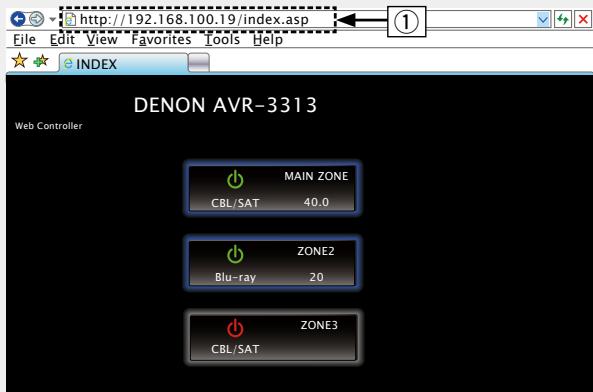 DENON AVR-3313 - Fonction de contrôle Internet - 3
