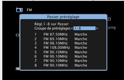 DENON AVR-3313 - 4-2 [Pour définiir les stations à ignorer par stations] - 2