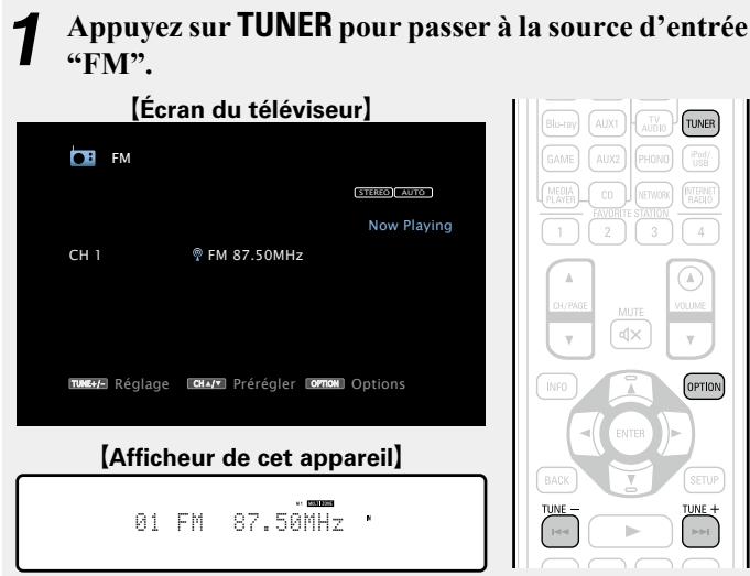 DENON AVR-3313 - Écoute d'émissions FM - 1