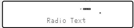 DENON AVR-3313 - Texte Radio - 2