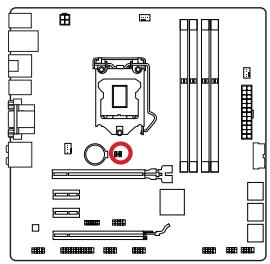 MSI B85M-G43 - JCI1: connecteur intrusion chassis - 1