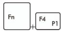 MSI GT70 2OD-075FR - Boutons raccourcis [Fn] - 1