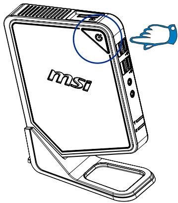 MSI WIND BOX DC110-005EU - > Allumer le système - 1