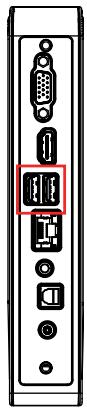 MSI WIND BOX DC100-EU-WE4502G32X7P - > Connexion de périphériques USB - 1