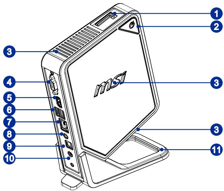MSI WIND BOX DC100-EU-WE4502G32X7P - >Vue arrirè - 1