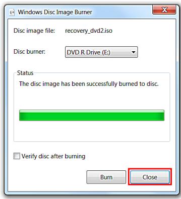 MSI WIND TOP AE2051-035XEU - Creation du disque de récapération du système - 8