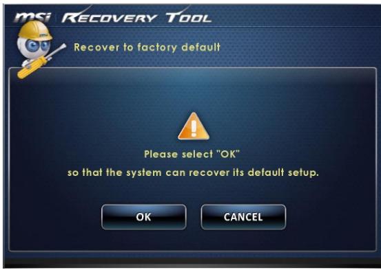 MSI WIND TOP AE2282-010EU - Récupération du système - 3