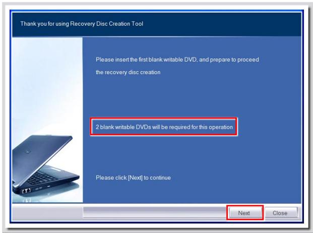 MSI WIND TOP AE2410-091FR - CREATION DU DISQUE DE RÉCUPÉRATION DU SYSTème - 6