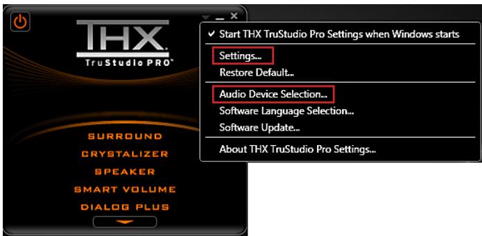 MSI WIND TOP AE2410-091FR - Utilisation de THX TruStudio PRO - 3