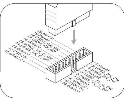 MSI Z77A-G41 - JUSB3: USB 3.0 Expansion Connector - 3