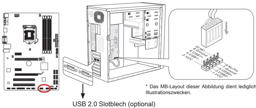 MSI Z77A-GD55 - JUSB1~2: USB 2.0 Erweiterungsanschlüsse - 1