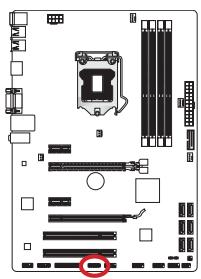 MSI Z77A-GD80 - JDLED3: Voice Genie Anschluss (optional) - 1