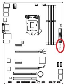 MSI Z87-G43 - JUSB3: USB 3.0 Expansion Connector - 1