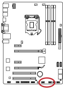 MSI Z87-G43 - JUSB1~2: USB 2.0 Erweiterungsanschlüsse - 1