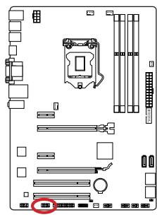 MSI Z87 MPOWER MAX - JCOM1: Connecteur de port série - 1