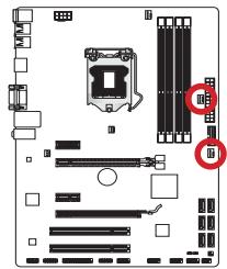 MSI ZH77A-G41 - CPUFAN, SYSFAN1~4 : Connecteur d'alimentation du ventilateur - 3