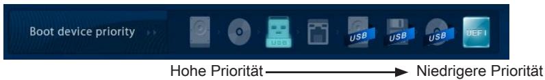 MSI ZH77A-G41 - Boot-Geräte Prioritätsleiste - 1
