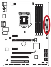 MSI ZH77A-G41 - Connecteurs d'alimentation - 1