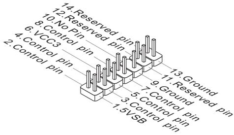 MSI ZH77A-G43 - JDLED3: Connecteur Voice Genie (en option) - 2