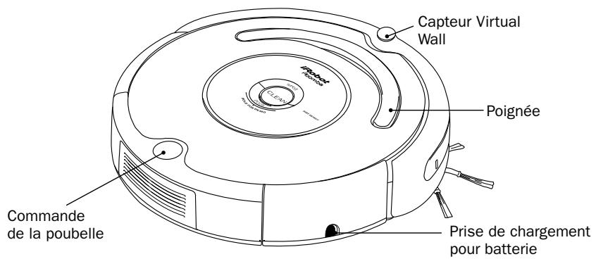 IROBOT ROOMBA 581 - Anatomie d'iRobot Roomba - 2